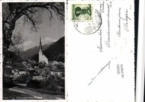 526345,seltene Foto-AK Imst Tirol Partie am Ortsrand mit Fernpaß