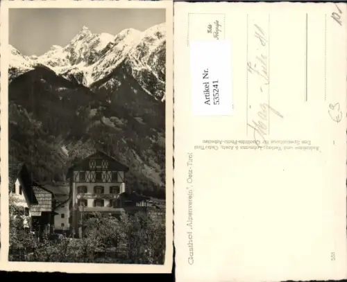 535241,Gasthaus Alpenverein Oetz Öetz Tirol
