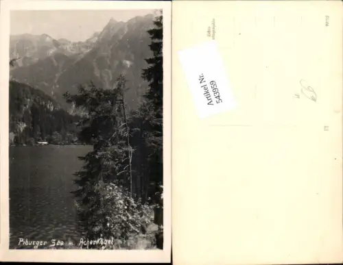 543959,Foto-AK Piburger See bei Ötz Oetz im Ötztal Acherkogel