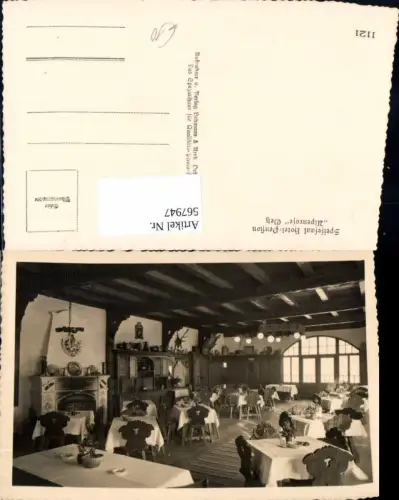 567947,Foto Ak Ötz Oetz Speisesaal Hotel Pension Alpenrose