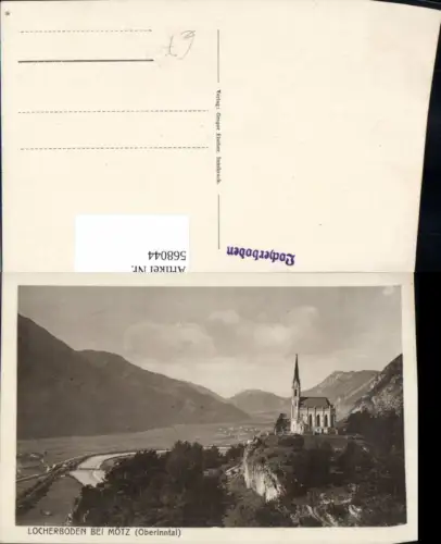 568044,Foto Ak Mötz Oberinntal Wallfahrtskirche Locherboden Kirche