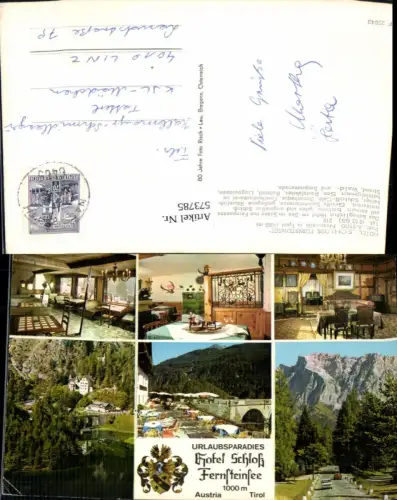 573785,Mehrbild Ak Nassereith Hotel Schloss Fernsteinsee Imst