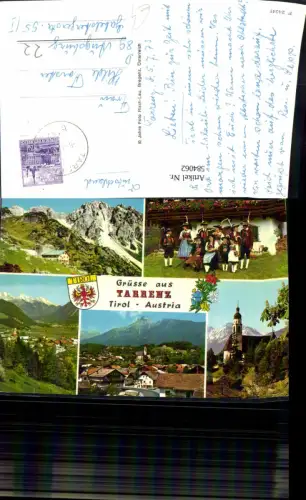584062,Mehrbild Ak Tarrenz Kirche Tracht