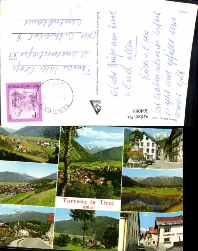584063,Mehrbild Ak Tarrenz Kirche Landschaft Totale