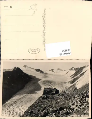 584138,Foto Ak Sölden Ramolhaus Gletscher pub Much Heiss 3287