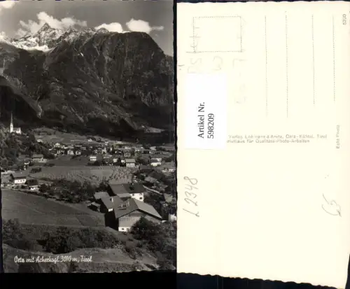 598209,Foto Ak Oetz m. Acherkogl Totale