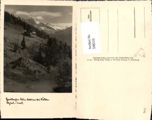 598210,Foto Ak Sölden Gaislachalm Ötztal