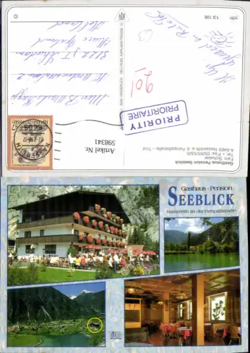 598341,Mehrbild Ak Nassereith a. d. Fernpaßstraße Gasthaus Pension Seeblick