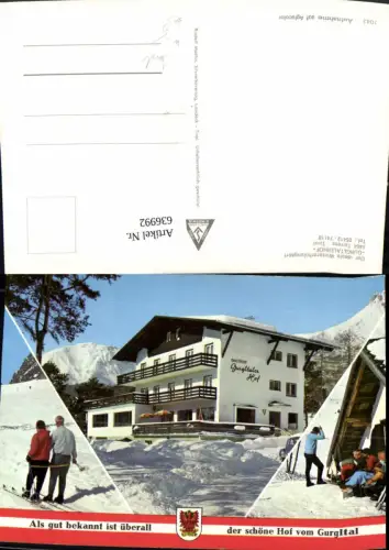 636992,Mehrbild Ak Tarrenz Tirol Gurgtalerhof Wintersport