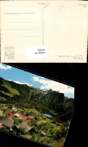 637845,Piburg b. Oetz Ötz m. Piburger See u. Acherkogel