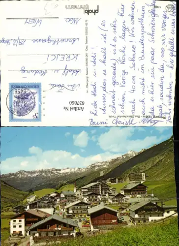 637860,Obergurgl Sölden Ötztal Ansicht