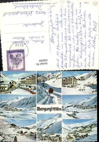 638204,Mehrbild Ak Obergurgl Sölden Wintersport