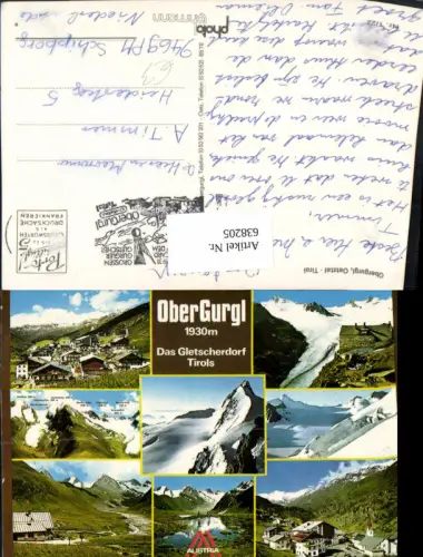 638205,Mehrbild Ak Obergurgl Sölden