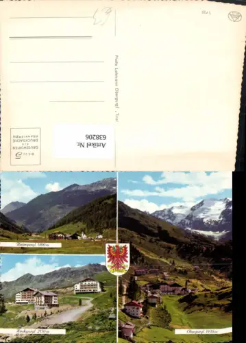 638206,Mehrbild Ak Untergurgl Obergurgl Hochgurgl Sölden