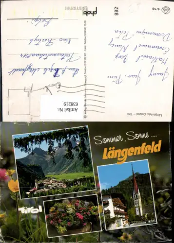 638219,Mehrbild Ak Längenfeld Oetztal