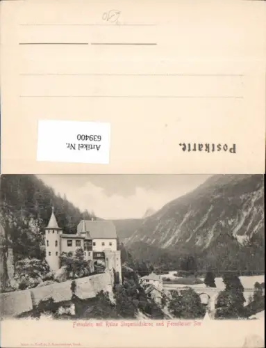 639400,Nassereith Fernstein m. Ruine Siegmundskron u. Fernsteiner See Burg Fernstein