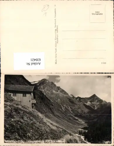 639421,Foto Ak Windachtal Gasthaus Fiegls Hütte Sölden