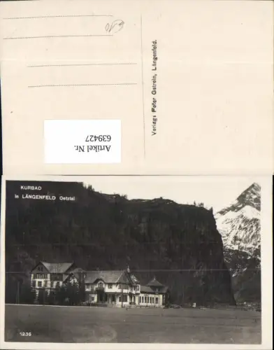 639427,Foto Ak Kurbad Längenfeld Oetztal