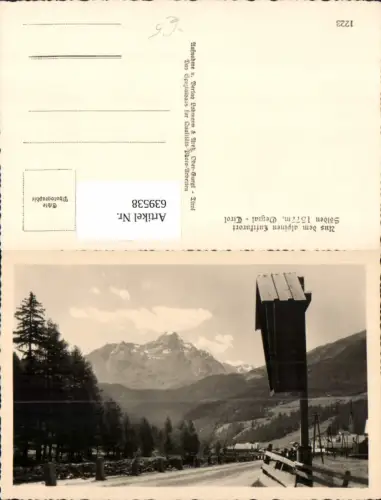 639538,Foto Ak Sölden Oetztal Wegkreuz