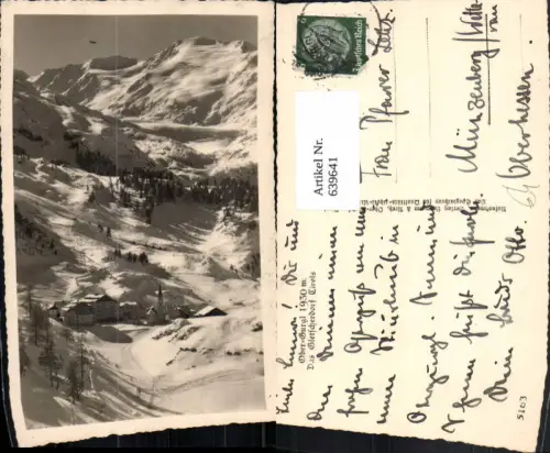 639641,Foto Ak Obergurgl Sölden im Winter