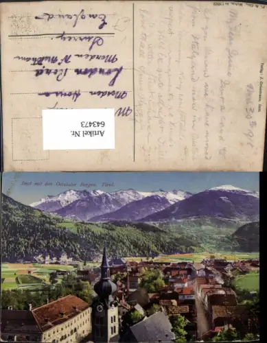 643473,Imst m. d. Oetztaler Bergen pub Purger Co 10922