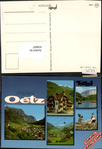 654647,Mehrbild Ak Oetz Oetztal Tirol