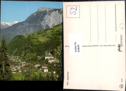 654649,Oetz Oetztal Tirol Ansicht