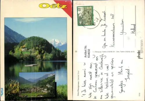 654650,Mehrbild Ak Oetz Piburgersee Oetztal Tirol