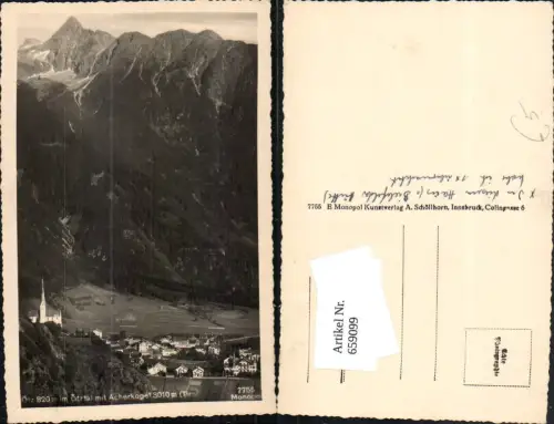 659099,Foto Ak Ötz Ötztal mit Acherkogel