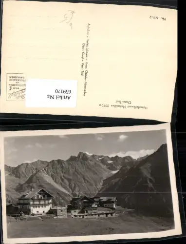 659170,Foto Ak Hochsölden Sölden Ötztal