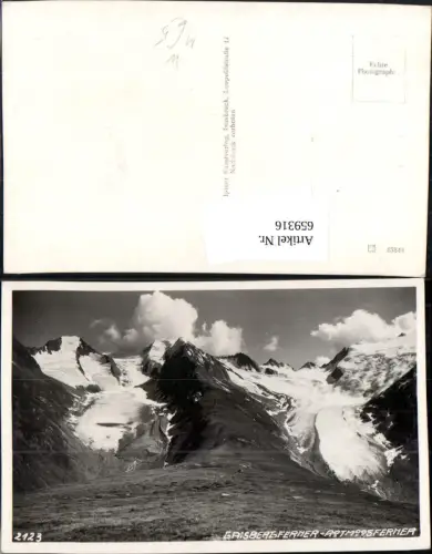 659316,Foto Ak Gaisbergferner Rotmoosferner Gurgl Obergurgl Sölden Gletscher