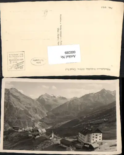 660289,Foto Ak Hochsölden Ötztal Sölden