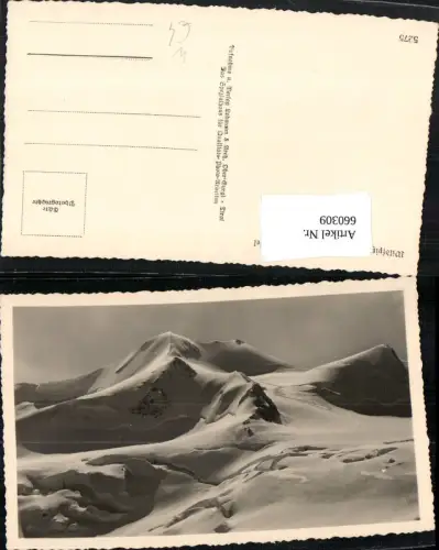660309,Foto Ak Wildspitze Nord-u. Südgipfel Ötztaler Alpen Sölden
