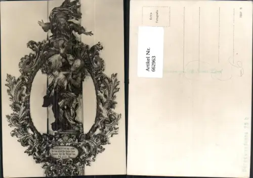 662963,Foto Ak Stift Stams Barockmadonna