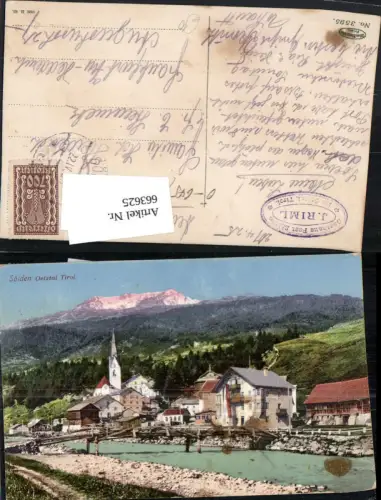 663625,Sölden Ötztal Ansicht Brücke Kirche