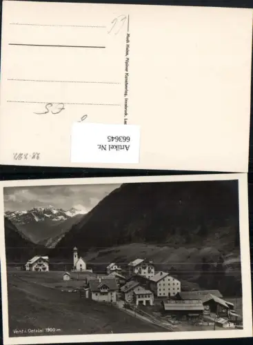 663645,Vent Sölden i. Ötztal