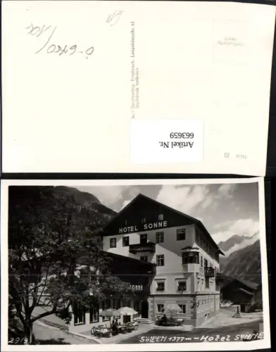 663659,Foto Ak Sölden Hotel Sonne