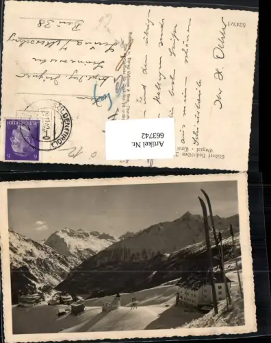 663742,Foto Ak Hochsölden Sölden Oetztal Winteransicht