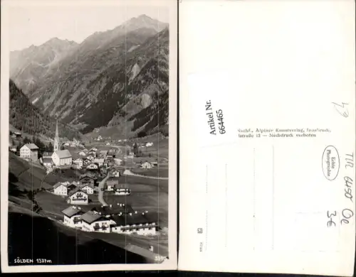 664465,Foto Ak Sölden Totale