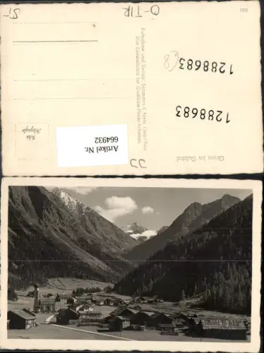 664932,Foto Ak Gries im Sulztal Gries im Ötztal Längenfeld