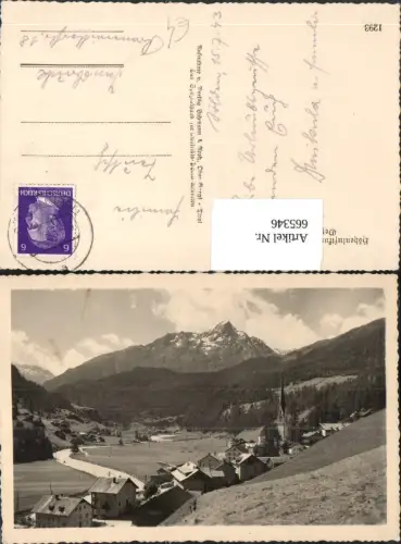 665346,Foto Ak Sölden Oetztal Ansicht