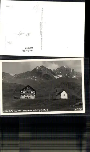 666927,Foto Ak Hochsölden Sölden Berghotel pub Much Heiss 4578