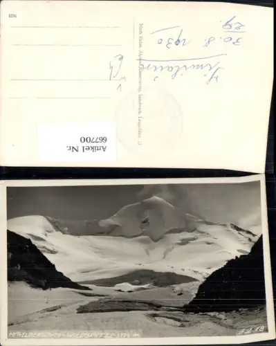 667700,Foto Ak Mittelbergjoch Wildspitze Vent Sölden pub Much Heiss 3218