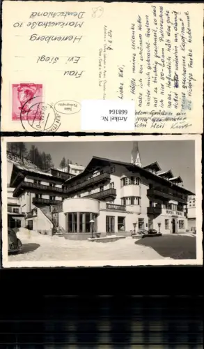 668164,Foto Ak Sölden Hotel Tyrol im Winter
