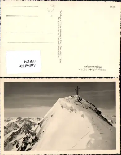 668174,Foto Ak Wildspitzgipfel Ötztaler Alpen Vent Sölden