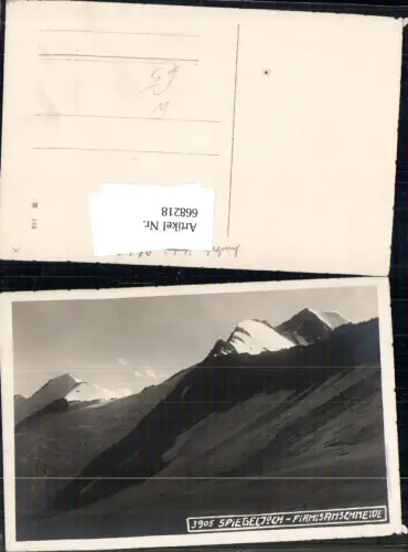 668218,Foto Ak Spiegeljoch Firmisanschneide Obergurgl Sölden