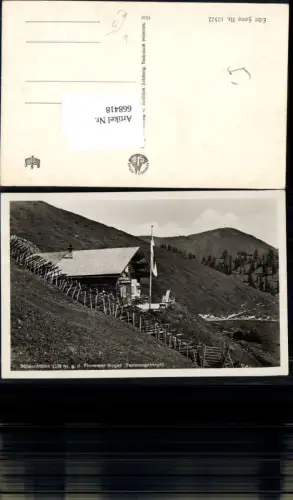 668418,Foto Ak Sölden Söldenhütte g. d. Frommer Kogel Tennengebirge