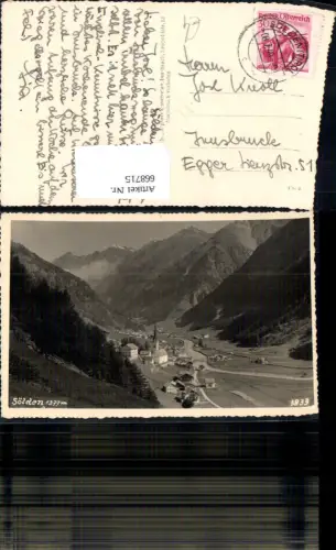 668715,Foto Ak Sölden Ansicht