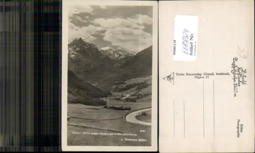 668824,Foto Ak Sölden geg. Nöderkogel u. Stockferner u. Zirmspitze