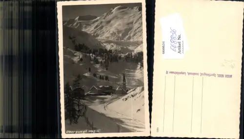 668836,Foto Ak Obergurgl Gurgl Sölden Winteransicht pub Much Heiss 3859